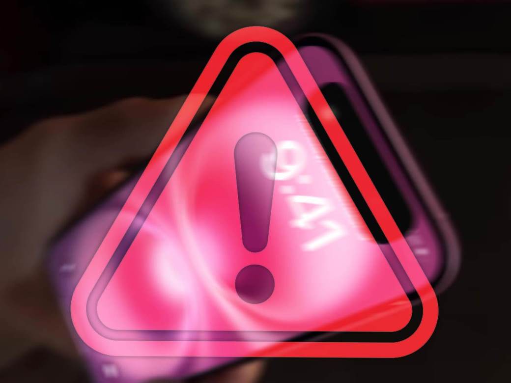 iPhone upozorenje 